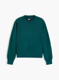 Verde Pulover Cu Guler Clasic Si Croiala Boxy  Femei