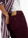 Purple Low Rise Bootcut Corduroy Trousers  Women