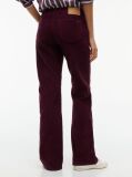 Purple Low Rise Bootcut Corduroy Trousers  Women