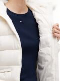 White Slim Down Hooded Puffer Jacket  Women