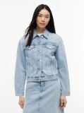 Denim Vintage Relaxed Denim Trucker Jacket  Women