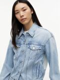 Denim Vintage Relaxed Denim Trucker Jacket  Women