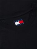 Negru Tricou Din Jersey Cu Logo Si Croiala Slim  Femei