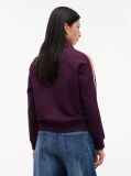Purple Global Stripe Crest Track Jacket  Women