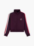 Purple Global Stripe Crest Track Jacket  Women