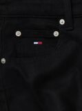 Denim Blugi Negri Cu Croiala Tapered Mom Si Talie Inalta  Femei