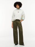 White Tommy Badge Fluffy Jumper With Alpaca  Women