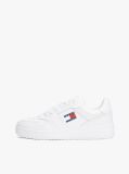Alb Pantofi Sport Din Piele Retro  Barbati