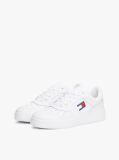 Alb Pantofi Sport Din Piele Retro  Barbati