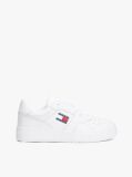 Alb Pantofi Sport Din Piele Retro  Barbati