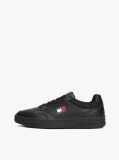 Negru Pantofi Sport Din Piele Colour-Blocked  Barbati