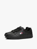 Negru Pantofi Sport Din Piele Colour-Blocked  Barbati