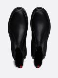 Negru Cizme Chelsea Din Piele Cleat Signature  Barbati