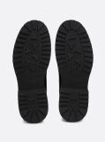 Negru Cizme Chelsea Din Piele Cleat Signature  Barbati