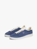 Blue The Greenwich Metallic Logo Suede Trainers  Men