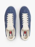 Blue The Greenwich Metallic Logo Suede Trainers  Men