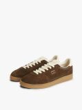 Brown The Greenwich Metallic Logo Suede Trainers  Men