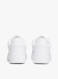 Alb Pantofi Sport Retro Essential Din Piele Cu Talpa Groasa   Femei