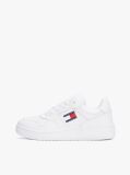 Alb Pantofi Sport Retro Essential Din Piele Cu Talpa Groasa   Femei