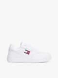 Alb Pantofi Sport Retro Essential Din Piele Cu Talpa Groasa   Femei