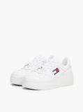 Alb Pantofi Sport Cu Talpa Plata Essential Retro Fine-Cleat  Femei