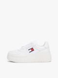 Alb Pantofi Sport Cu Talpa Plata Essential Retro Fine-Cleat  Femei