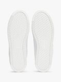 White Essential Leather Fine-Cleat Flatform Trainers  Women
