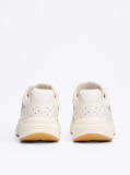 Beige Metallic Contrast Trainers  Women