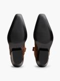 Brown Archive Suede Contrast Topstitch Cowboy Boots  Women