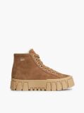 Khaki Adidasi Warm Lined Cu Platforma Din Suede  Femei