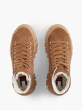 Khaki Adidasi Warm Lined Cu Platforma Din Suede  Femei