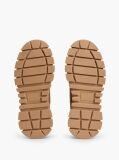 Khaki Adidasi Warm Lined Cu Platforma Din Suede  Femei