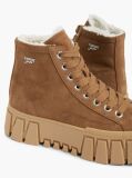 Khaki Adidasi Warm Lined Cu Platforma Din Suede  Femei
