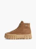 Khaki Adidasi Warm Lined Cu Platforma Din Suede  Femei