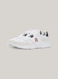 Alb Pantofi Sport Cu Textura Mixta Si Logo TH  Barbati