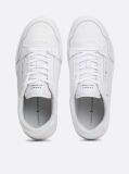 White Leather Basketball Trainers  Men