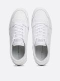 White Leather Basketball Trainers  Men