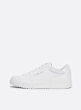 White Leather Basketball Trainers  Men