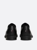 Negru Pantofi Derby Din Piele Pebble Grain  Barbati