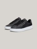 Negru Pantofi Sport Cu Logo Pebble Grain  Barbati