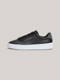 Negru Pantofi Sport Cu Logo Pebble Grain  Barbati