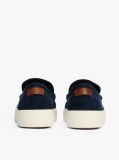 Blue Signature Slip-On Suede Loafers  Men
