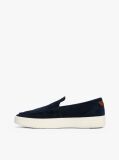 Blue Signature Slip-On Suede Loafers  Men