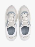 Grey Contrast Texture Modern Runner Trainers  Men
