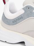 Grey Contrast Texture Modern Runner Trainers  Men