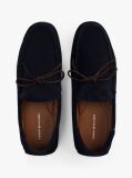 Blue Pantofi Din Piele Intoarsa Cu Talpa Cleat  Barbati