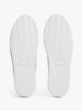 White Leather Cupsole Trainers  Men