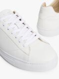 White Leather Cupsole Trainers  Men