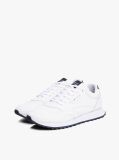 Alb Sneakers Cu Logo Pe Toc Contrastant Si Talpa Profilata  Barbati