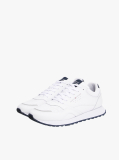 Alb Sneakers Cu Logo Pe Toc Contrastant Si Talpa Profilata  Barbati